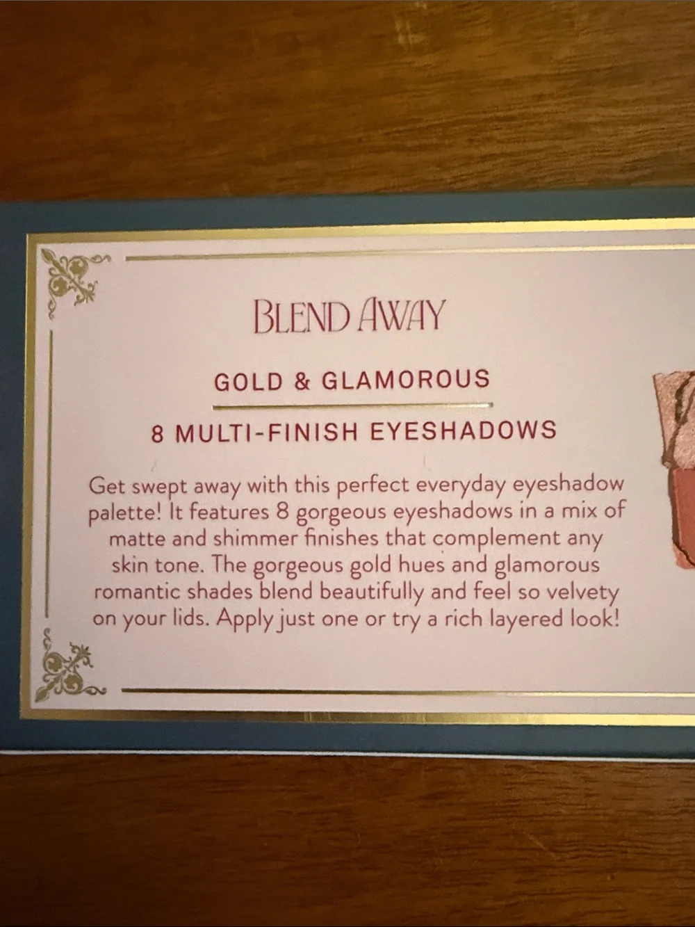 Laura Geller Blend Away Gold and Glamorous 8 Multi-Finish Eyeshadow Palette, NIB